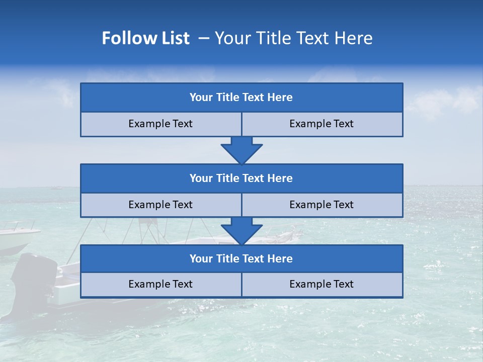Outdoors Stingray City Heat PowerPoint Template