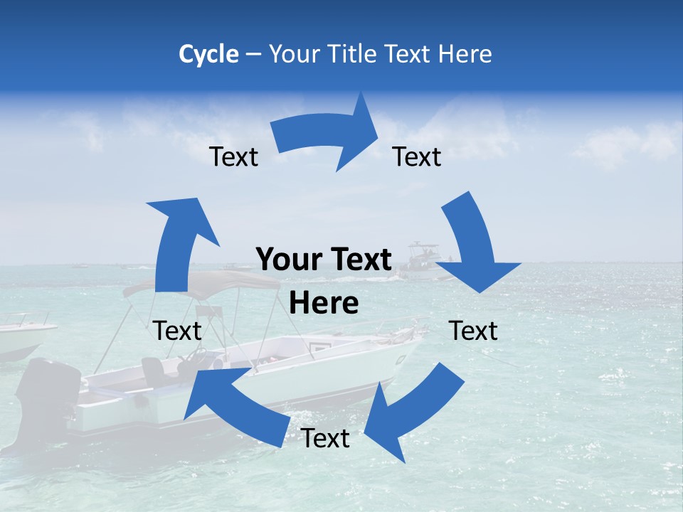 Outdoors Stingray City Heat PowerPoint Template