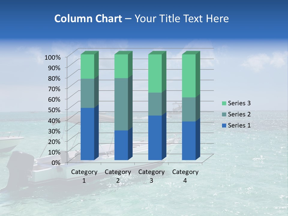 Outdoors Stingray City Heat PowerPoint Template