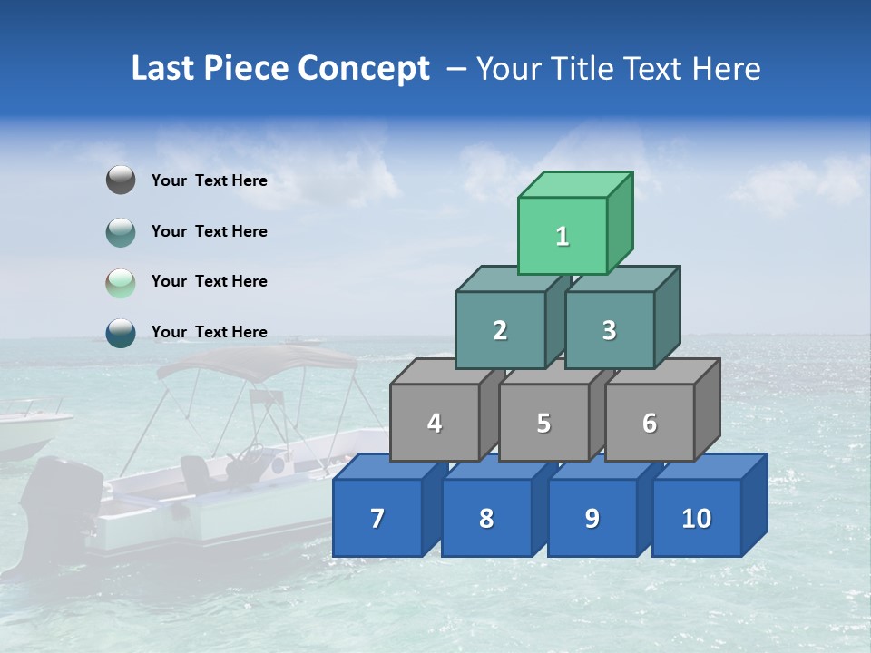 Outdoors Stingray City Heat PowerPoint Template