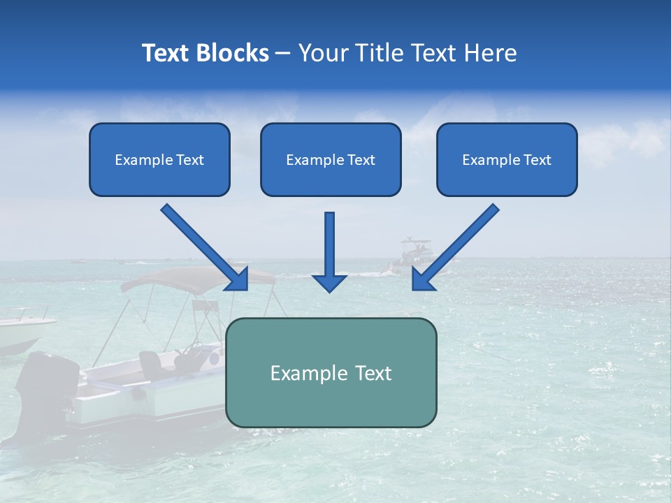 Outdoors Stingray City Heat PowerPoint Template