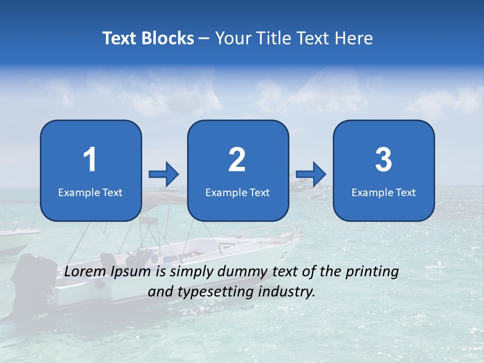 Outdoors Stingray City Heat PowerPoint Template