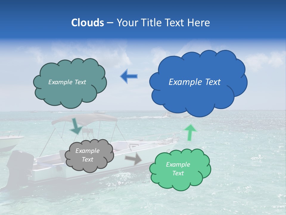 Outdoors Stingray City Heat PowerPoint Template