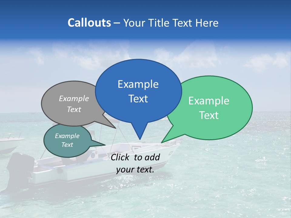 Outdoors Stingray City Heat PowerPoint Template
