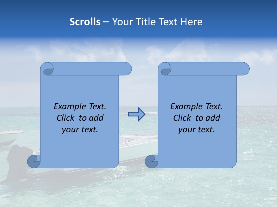 Outdoors Stingray City Heat PowerPoint Template