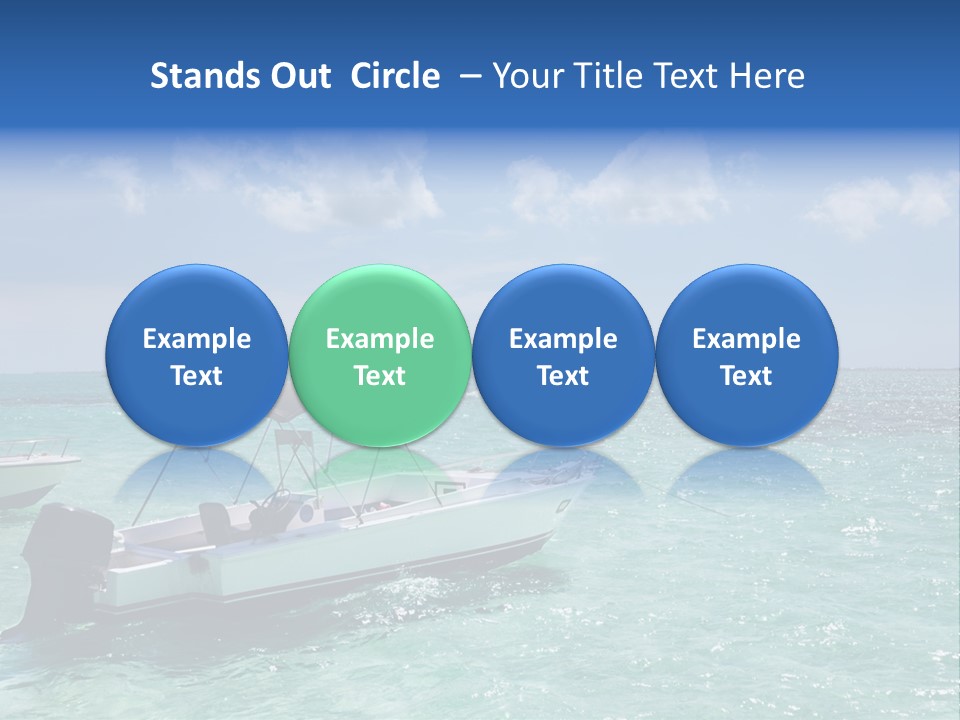 Outdoors Stingray City Heat PowerPoint Template