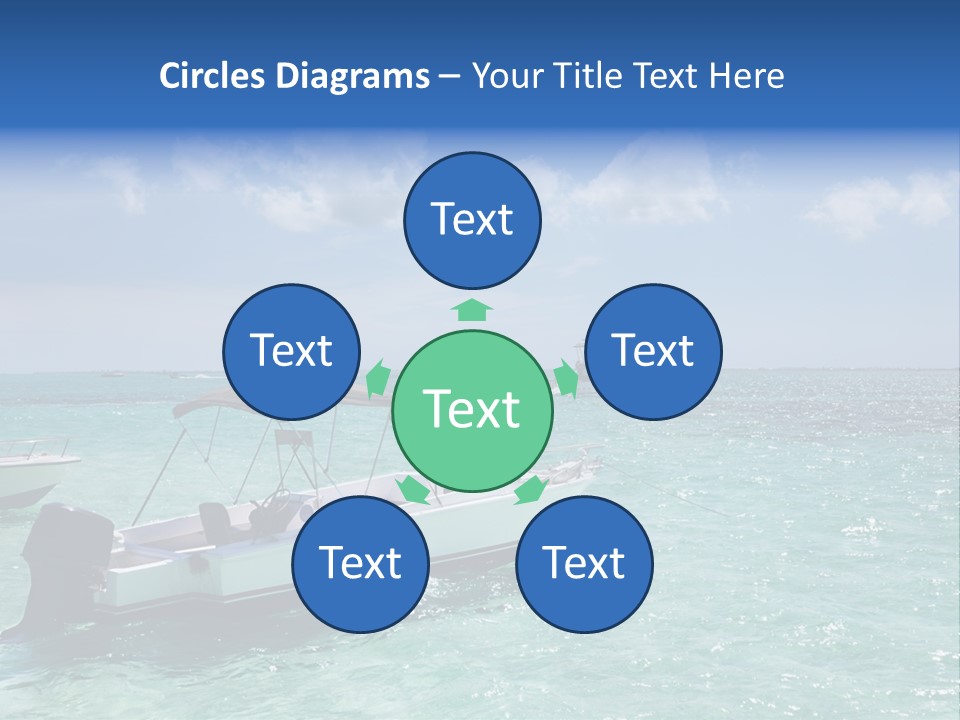 Outdoors Stingray City Heat PowerPoint Template
