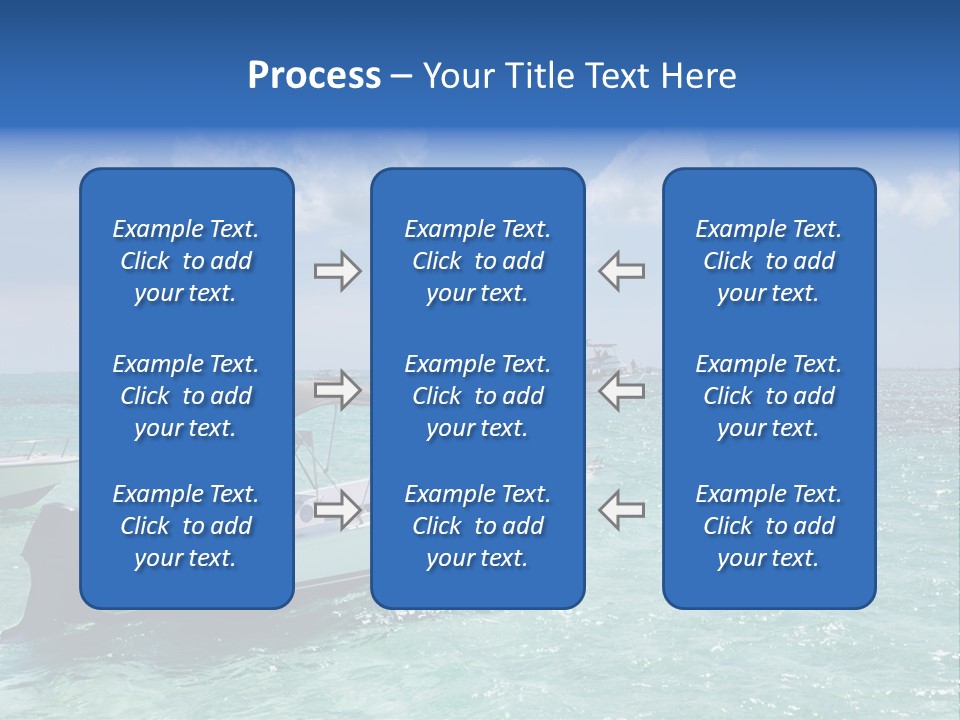Outdoors Stingray City Heat PowerPoint Template