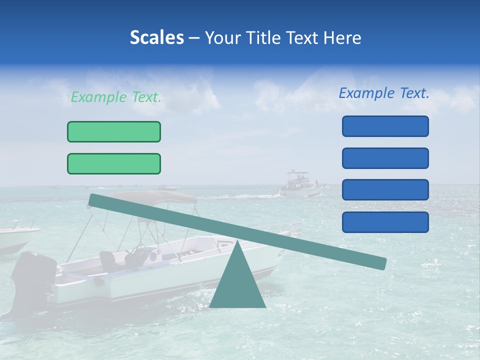 Outdoors Stingray City Heat PowerPoint Template