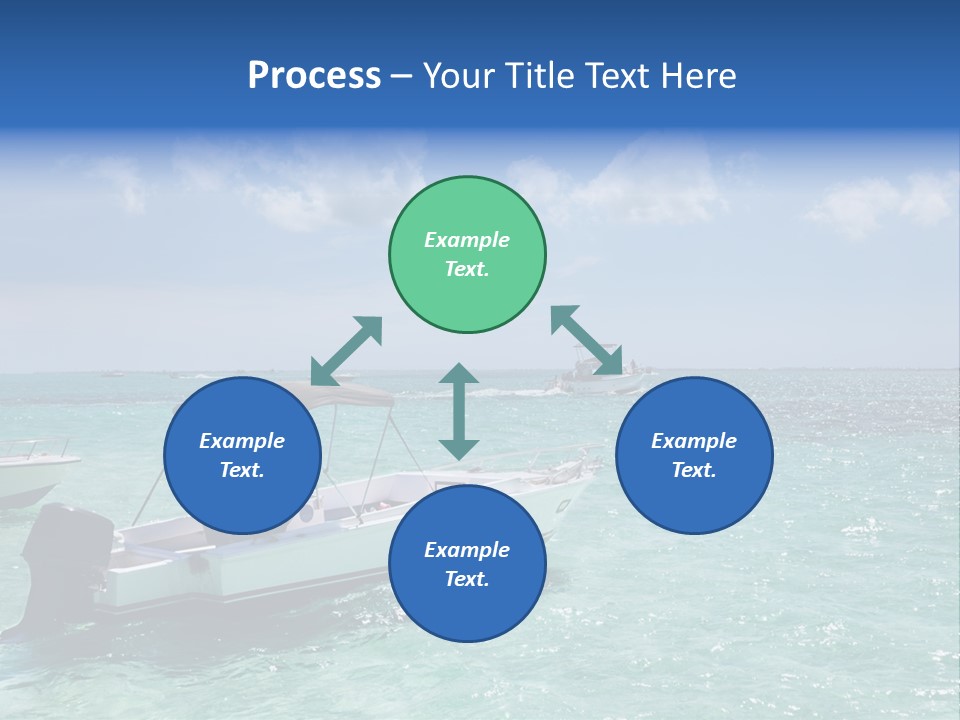 Outdoors Stingray City Heat PowerPoint Template