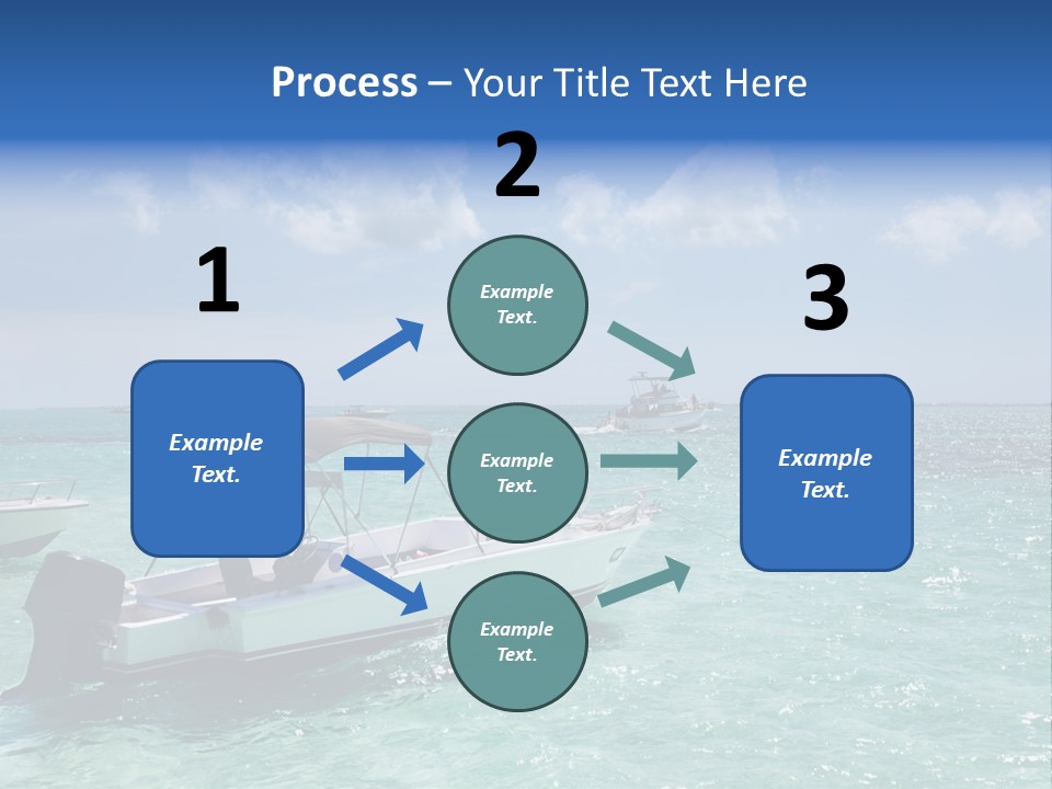 Outdoors Stingray City Heat PowerPoint Template