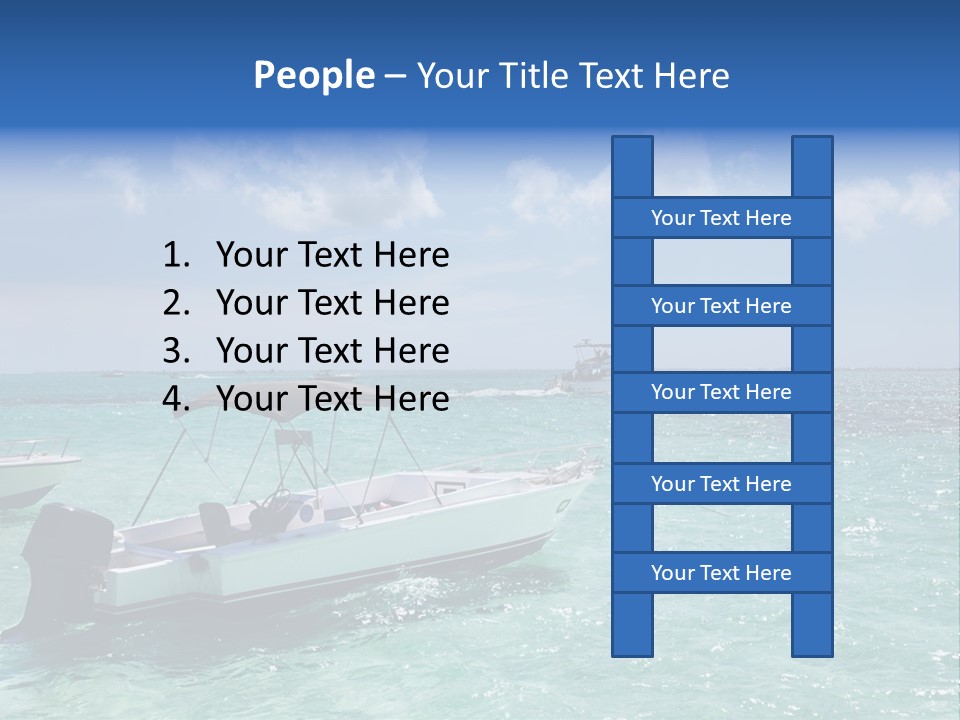 Outdoors Stingray City Heat PowerPoint Template