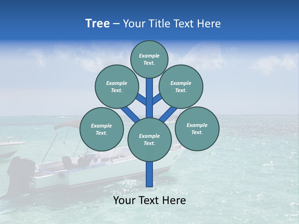 Outdoors Stingray City Heat PowerPoint Template
