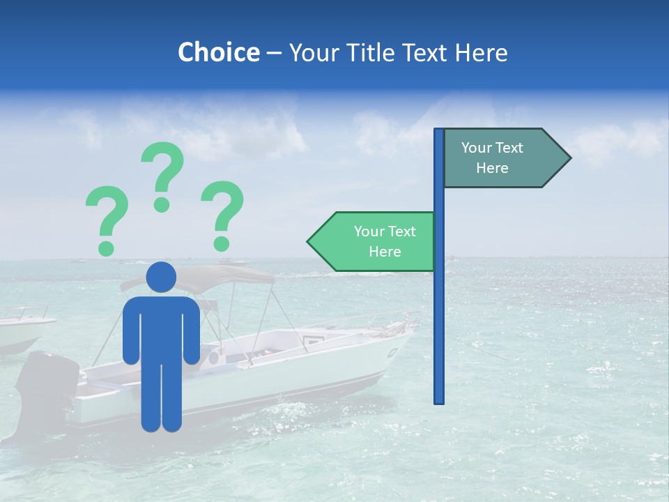 Outdoors Stingray City Heat PowerPoint Template