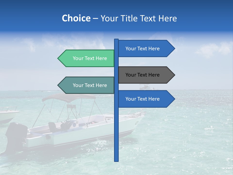 Outdoors Stingray City Heat PowerPoint Template