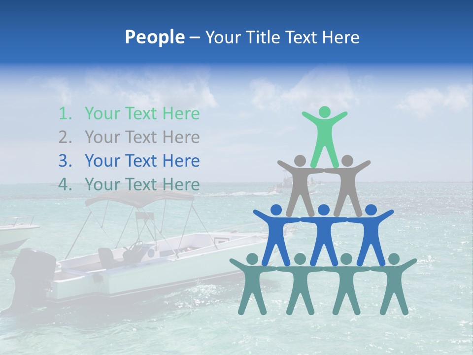 Outdoors Stingray City Heat PowerPoint Template