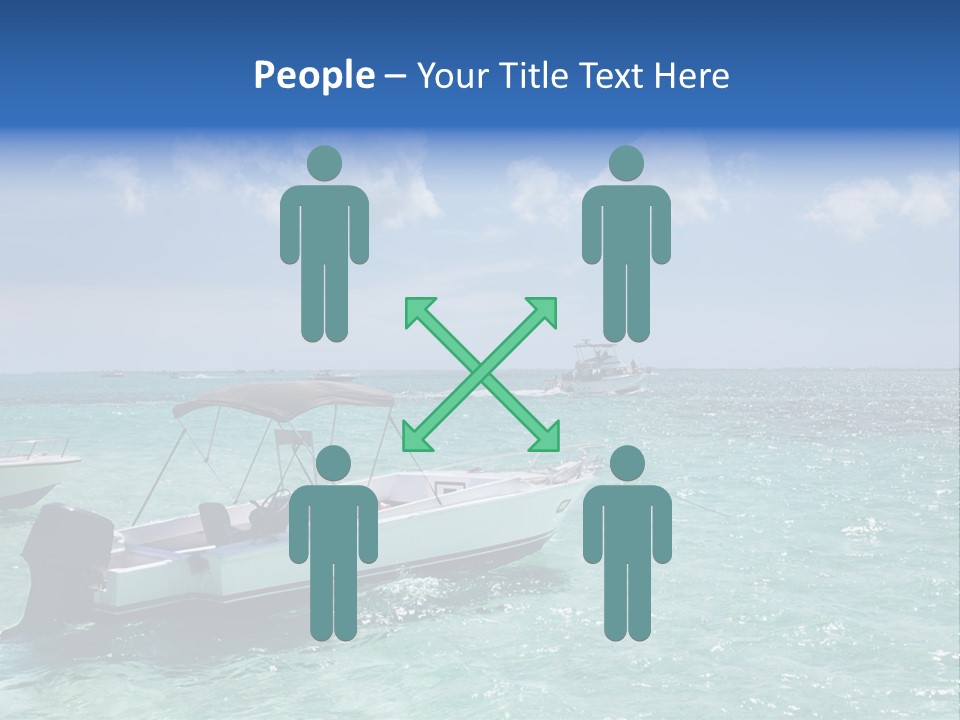 Outdoors Stingray City Heat PowerPoint Template