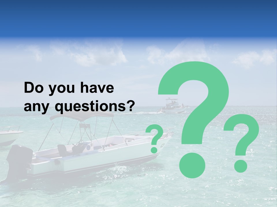 Outdoors Stingray City Heat PowerPoint Template