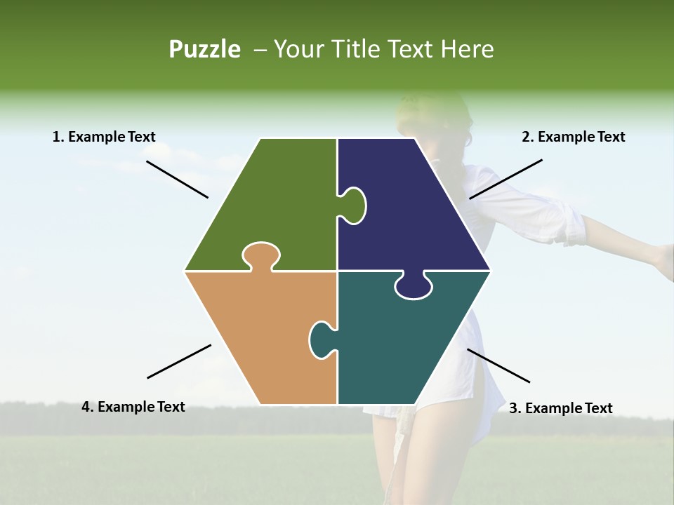 Dreaming Freshness Landscape PowerPoint Template