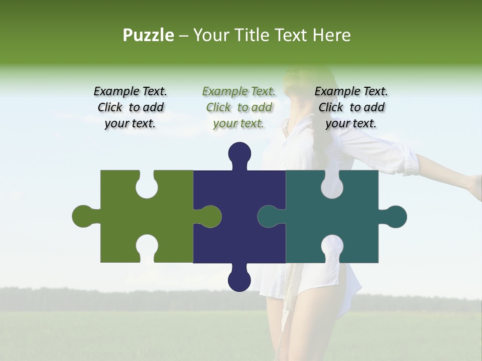 Dreaming Freshness Landscape PowerPoint Template