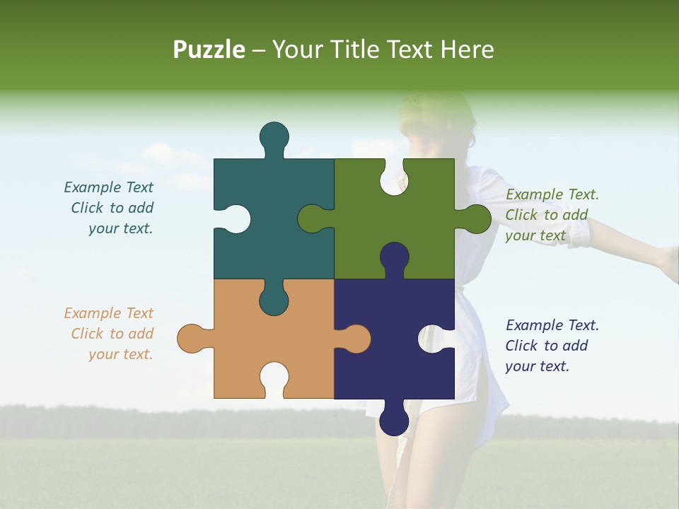 Dreaming Freshness Landscape PowerPoint Template