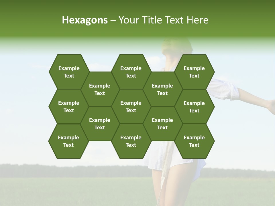 Dreaming Freshness Landscape PowerPoint Template