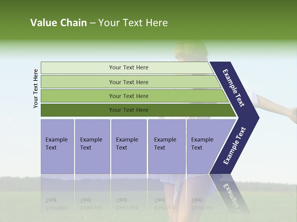 Dreaming Freshness Landscape PowerPoint Template