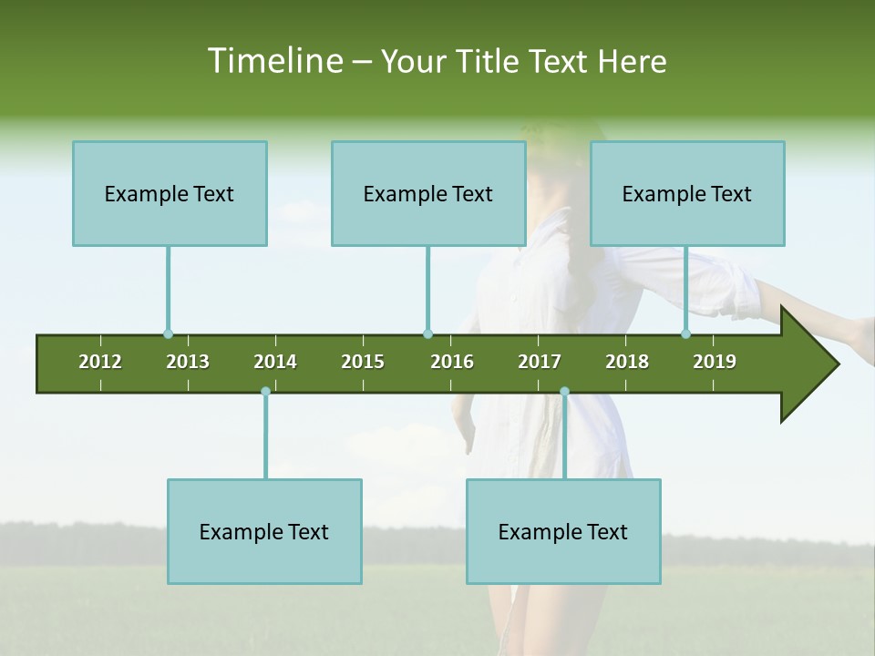 Dreaming Freshness Landscape PowerPoint Template