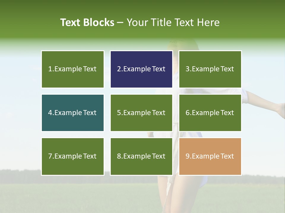 Dreaming Freshness Landscape PowerPoint Template