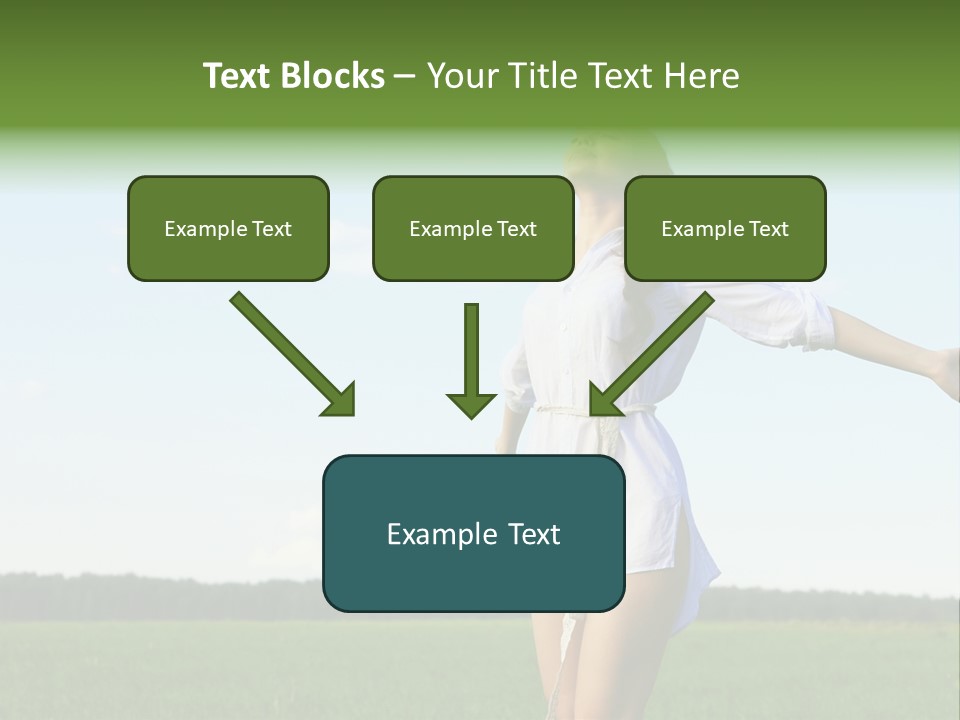 Dreaming Freshness Landscape PowerPoint Template