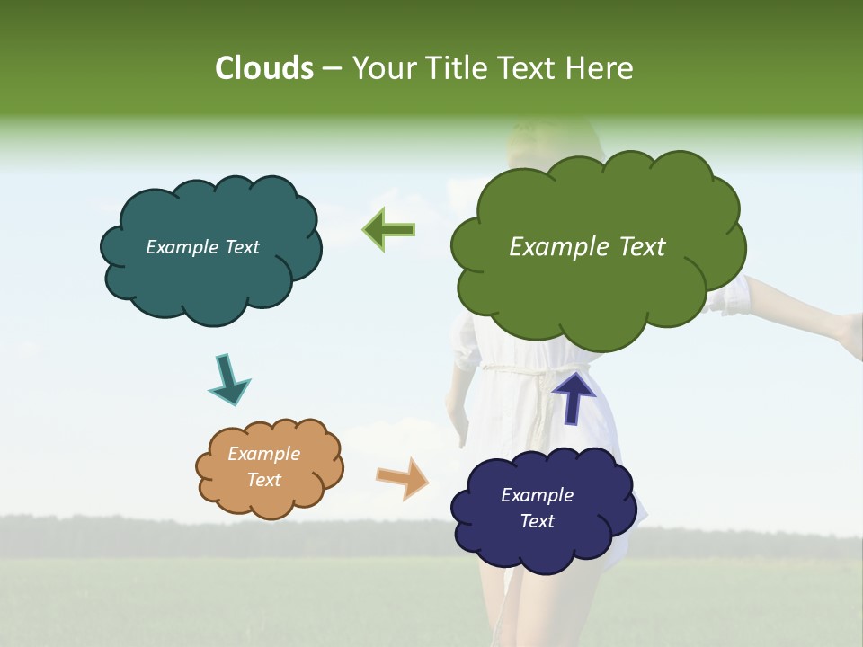 Dreaming Freshness Landscape PowerPoint Template