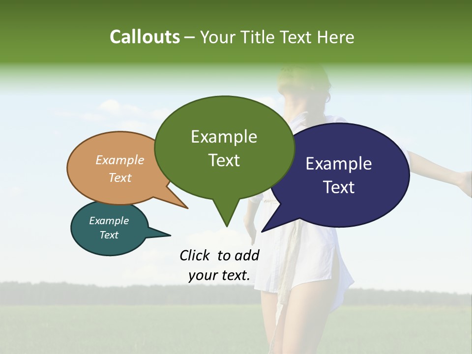 Dreaming Freshness Landscape PowerPoint Template