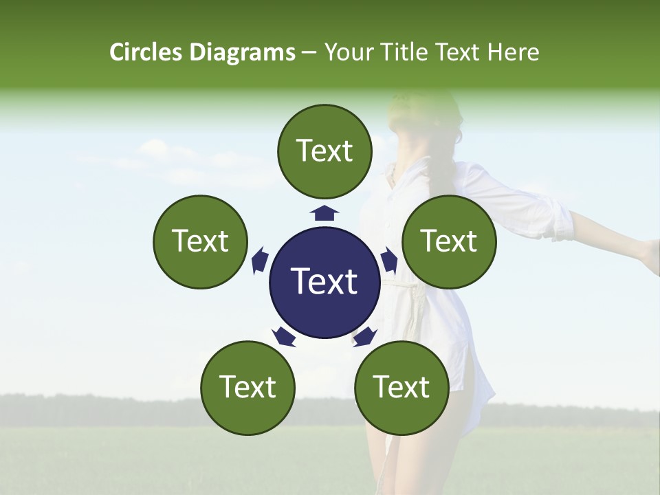 Dreaming Freshness Landscape PowerPoint Template