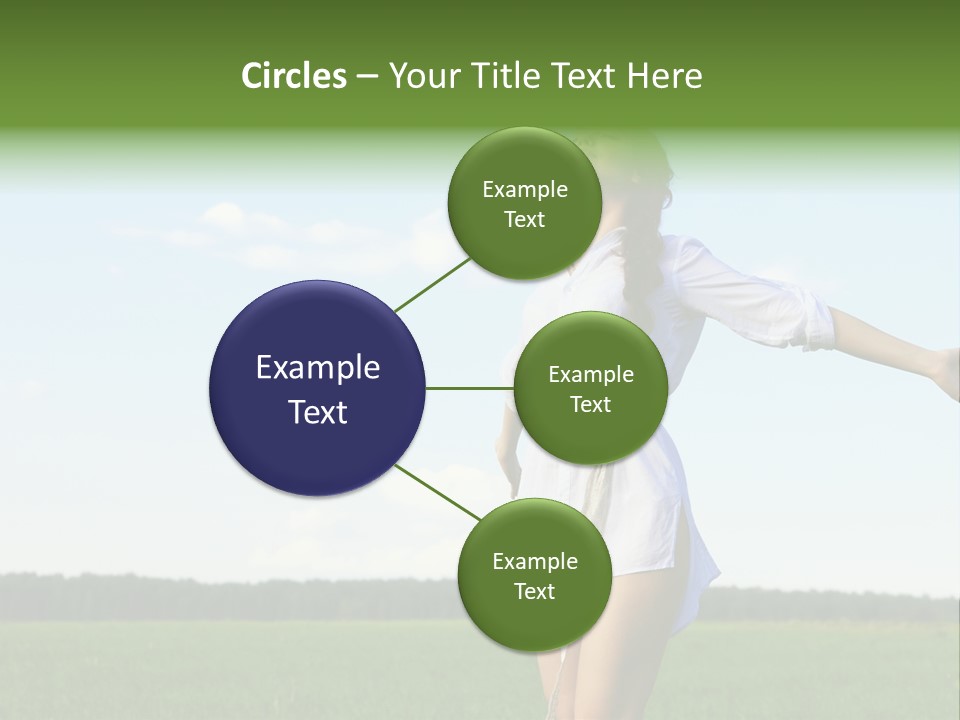 Dreaming Freshness Landscape PowerPoint Template