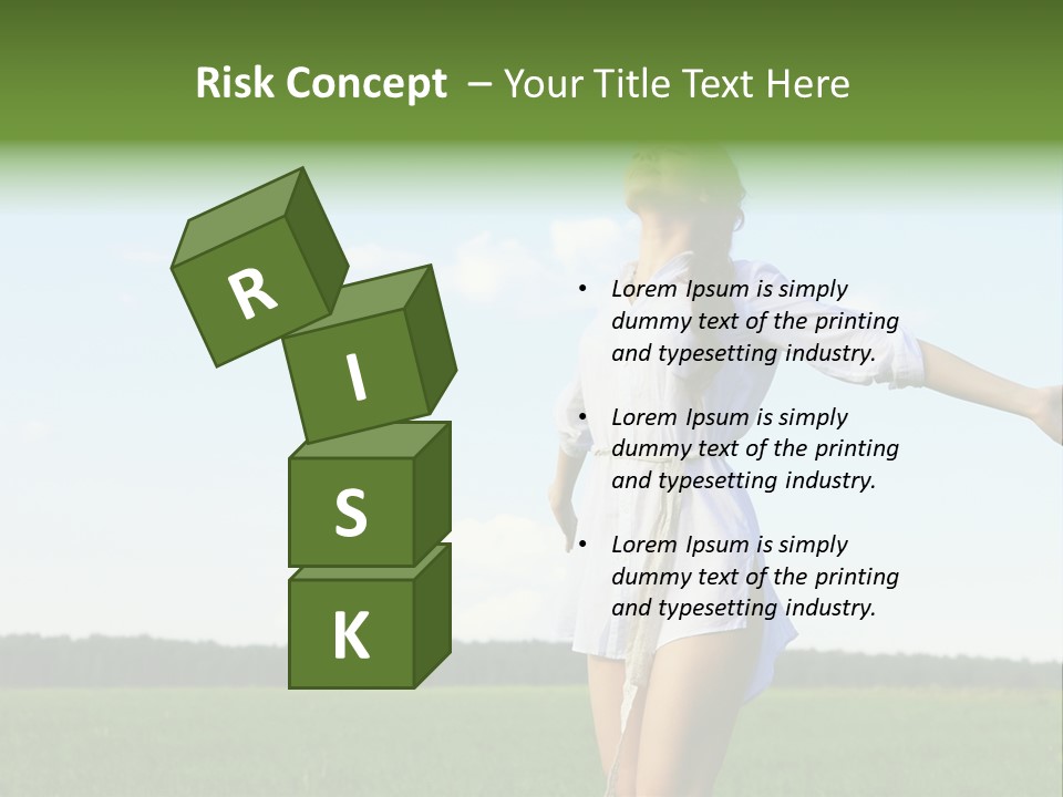 Dreaming Freshness Landscape PowerPoint Template