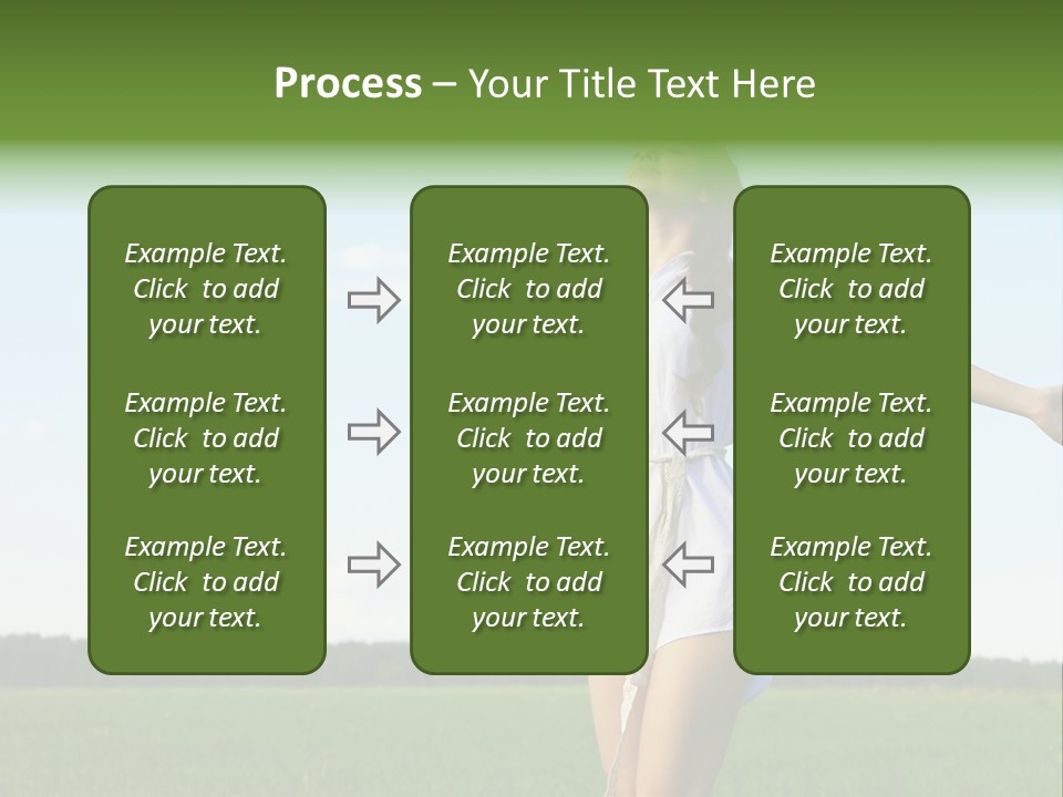 Dreaming Freshness Landscape PowerPoint Template