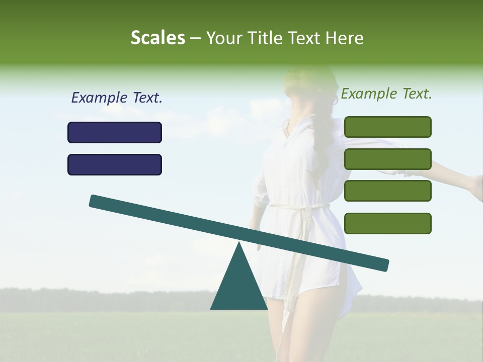 Dreaming Freshness Landscape PowerPoint Template