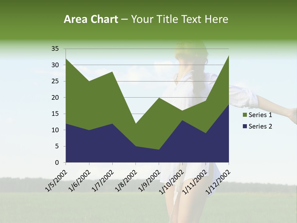Dreaming Freshness Landscape PowerPoint Template