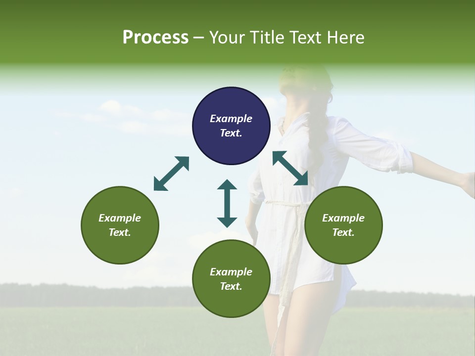 Dreaming Freshness Landscape PowerPoint Template