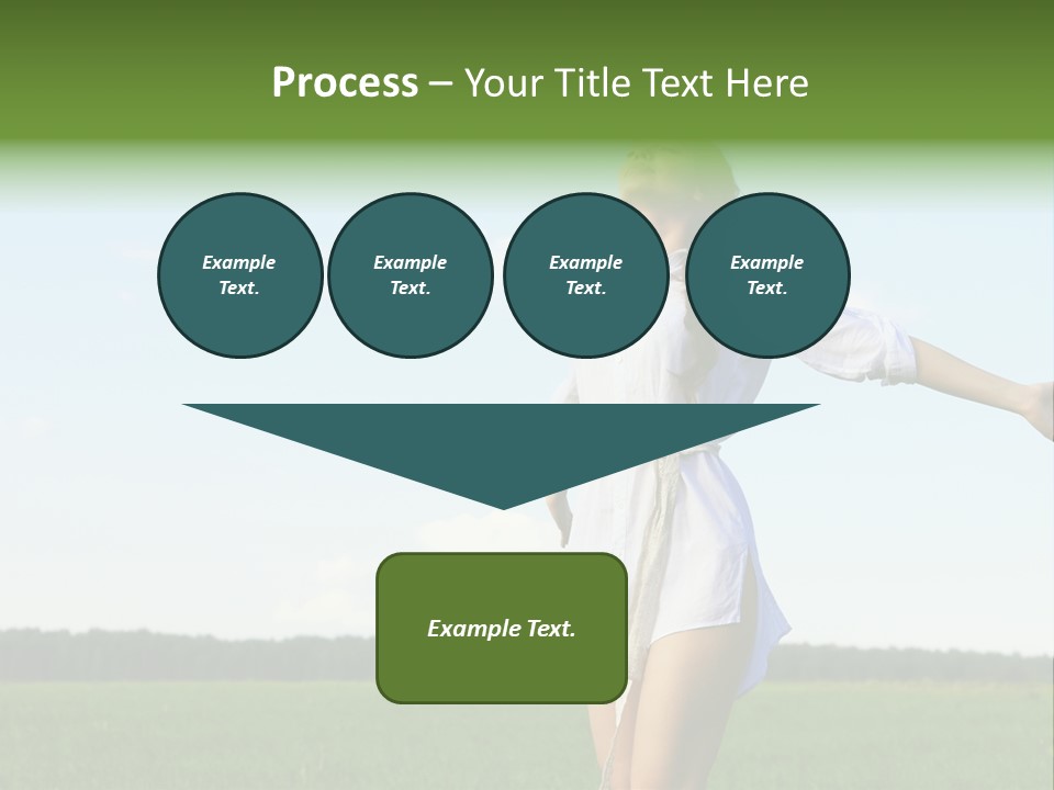 Dreaming Freshness Landscape PowerPoint Template