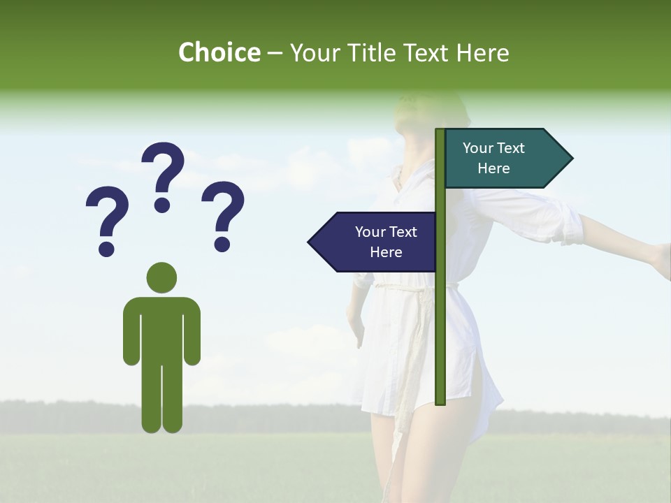 Dreaming Freshness Landscape PowerPoint Template
