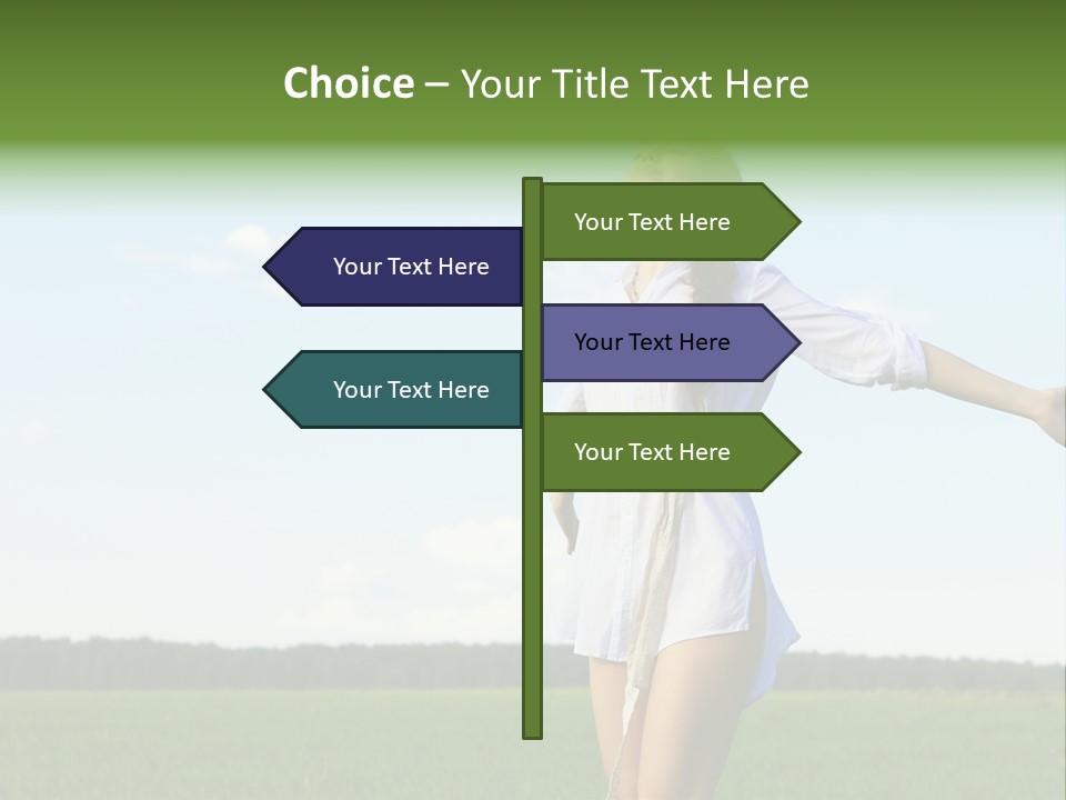 Dreaming Freshness Landscape PowerPoint Template