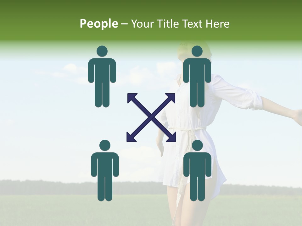 Dreaming Freshness Landscape PowerPoint Template