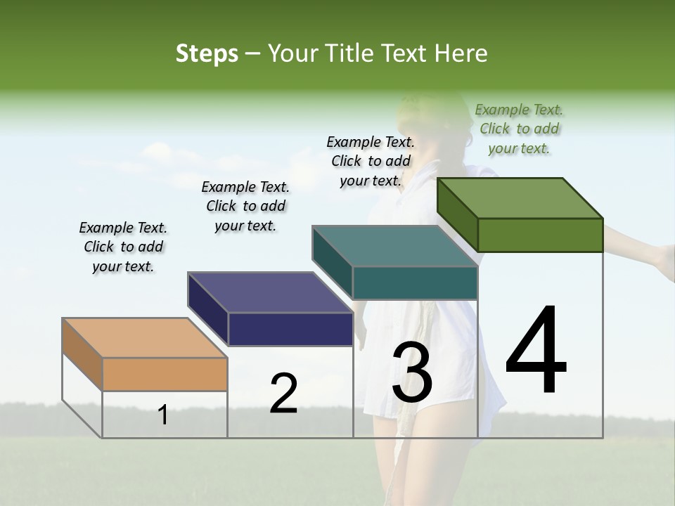 Dreaming Freshness Landscape PowerPoint Template