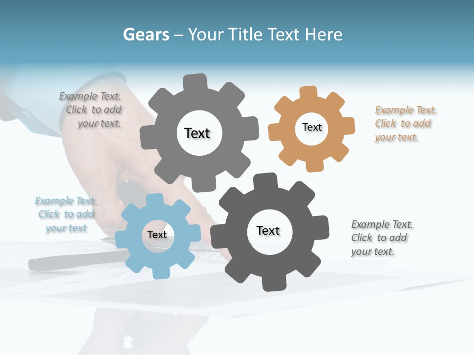 Letter Desk Job PowerPoint Template