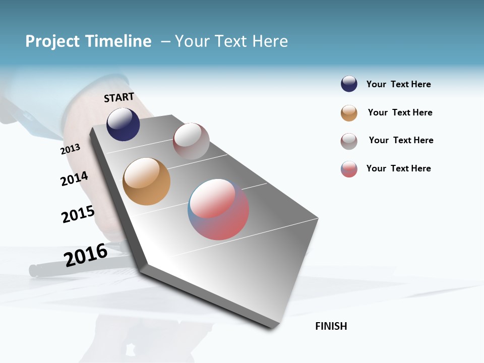 Letter Desk Job PowerPoint Template