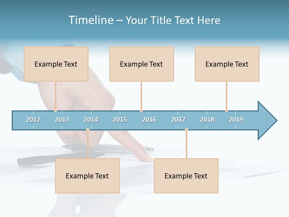 Letter Desk Job PowerPoint Template