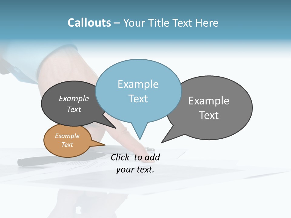 Letter Desk Job PowerPoint Template