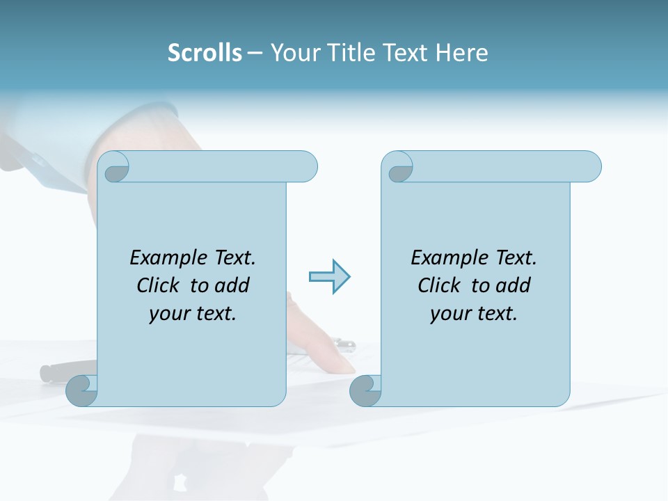 Letter Desk Job PowerPoint Template