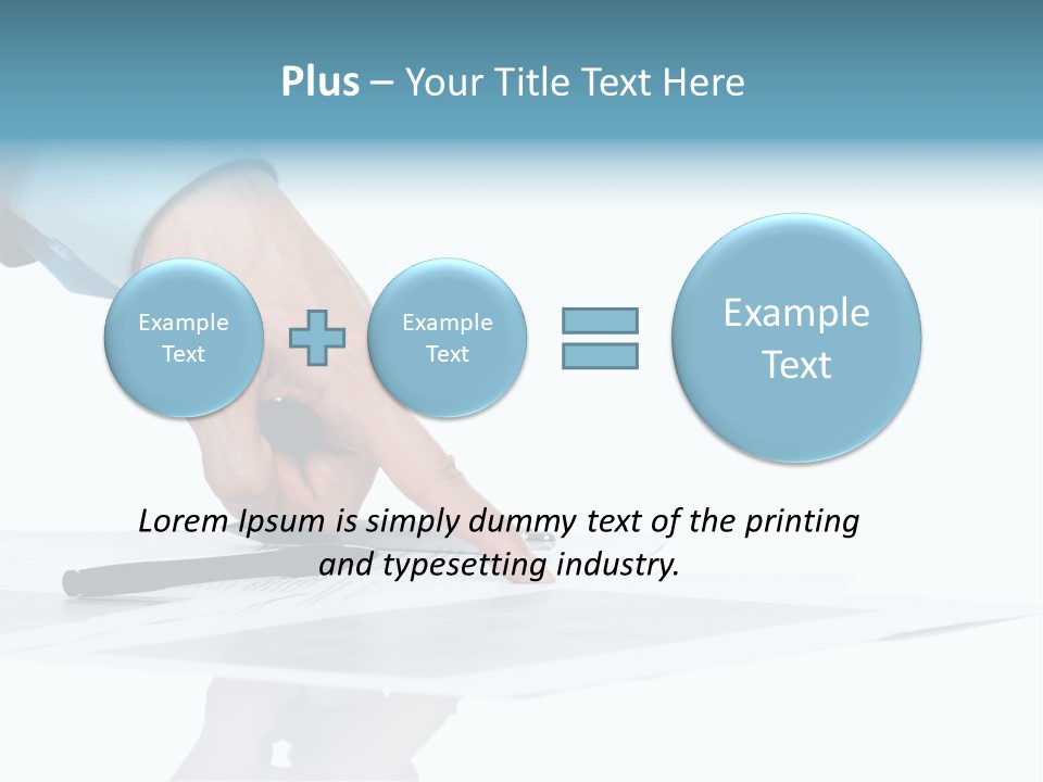 Letter Desk Job PowerPoint Template